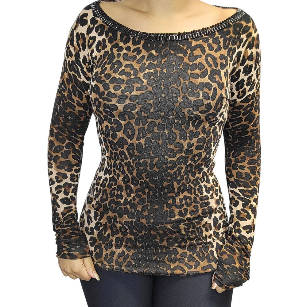 Animal Print Long Sleeve Comfy Medium
